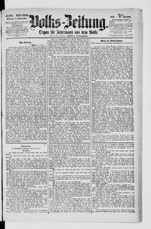 Volks-Zeitung vom 02.09.1879