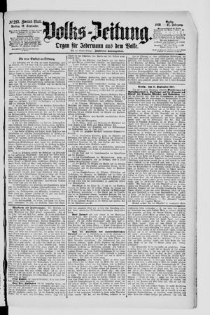 Volks-Zeitung vom 12.09.1879