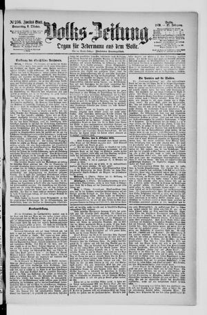 Volks-Zeitung vom 09.10.1879
