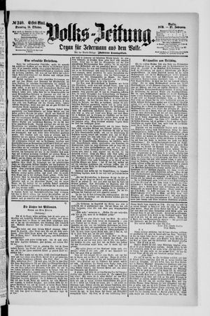 Volks-Zeitung vom 14.10.1879