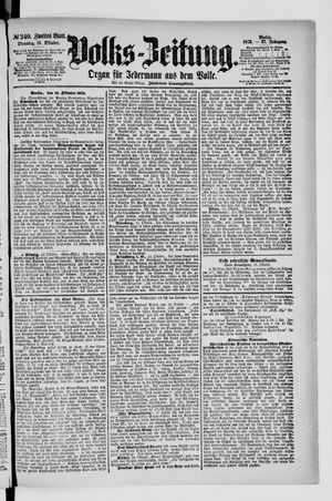 Volks-Zeitung vom 14.10.1879