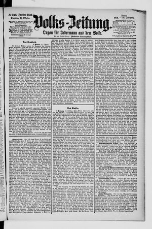 Volks-Zeitung vom 21.10.1879