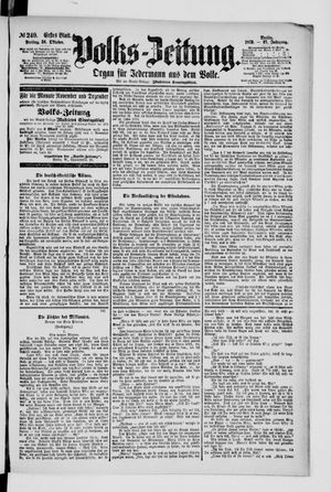 Volks-Zeitung on Oct 24, 1879