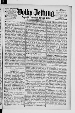 Volks-Zeitung on Oct 24, 1879