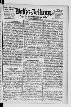 Volks-Zeitung vom 31.10.1879