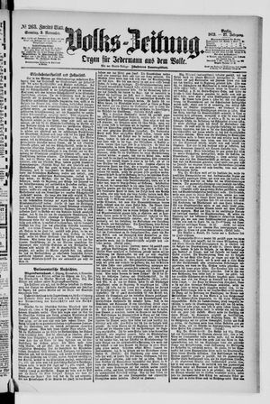 Volks-Zeitung vom 09.11.1879