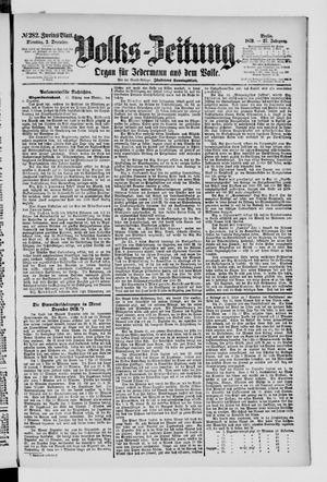 Volks-Zeitung vom 02.12.1879