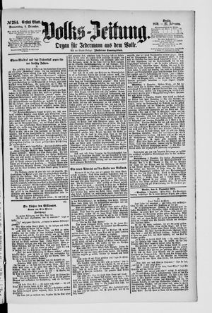 Volks-Zeitung vom 04.12.1879
