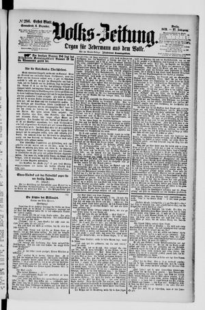 Volks-Zeitung vom 06.12.1879