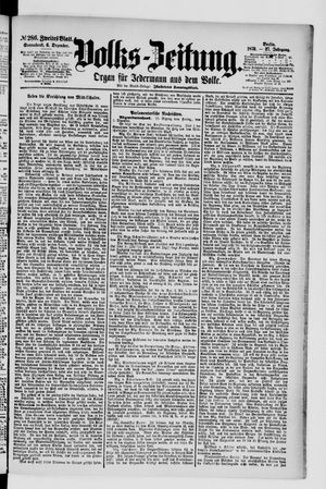 Volks-Zeitung vom 06.12.1879