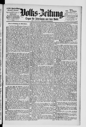 Volks-Zeitung vom 09.12.1879