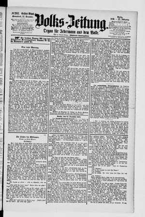 Volks-Zeitung on Dec 13, 1879