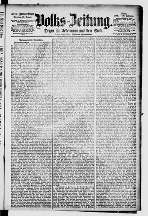 Volks-Zeitung vom 13.01.1880
