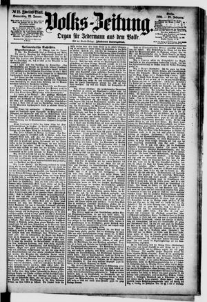 Volks-Zeitung vom 22.01.1880
