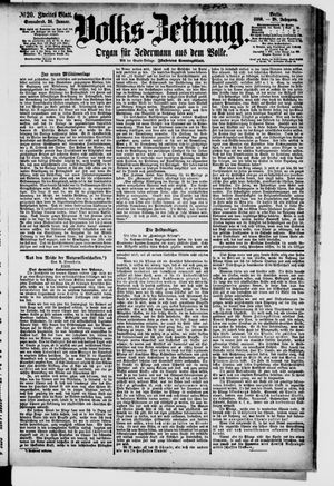 Volks-Zeitung vom 24.01.1880