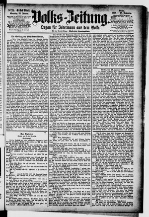 Volks-Zeitung vom 25.01.1880