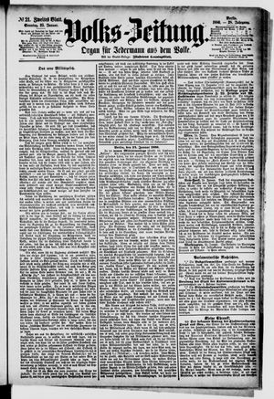 Volks-Zeitung vom 25.01.1880