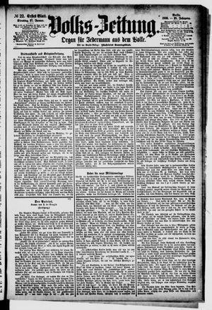 Volks-Zeitung on Jan 27, 1880