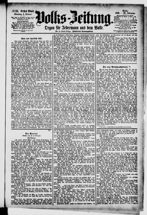 Volks-Zeitung vom 03.02.1880