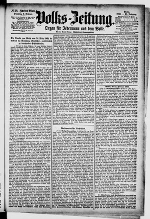 Volks-Zeitung vom 03.02.1880