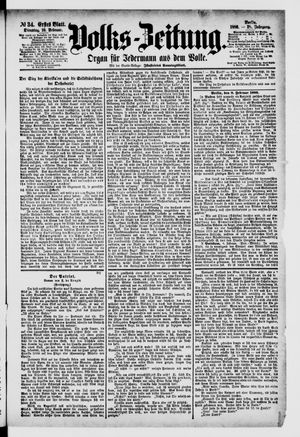 Volks-Zeitung vom 10.02.1880