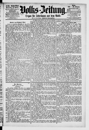 Volks-Zeitung vom 12.02.1880