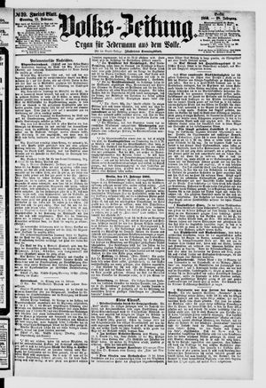 Volks-Zeitung vom 15.02.1880
