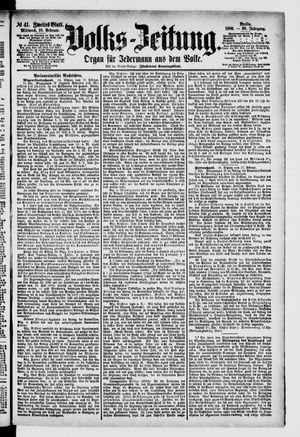 Volks-Zeitung vom 18.02.1880