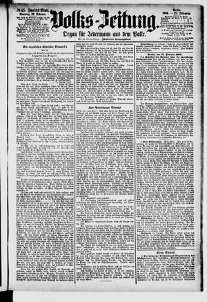 Volks-Zeitung vom 22.02.1880