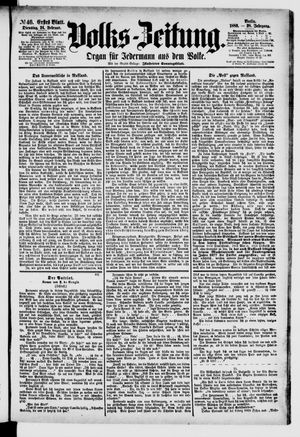 Volks-Zeitung vom 24.02.1880