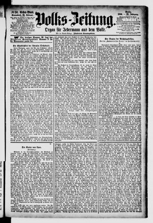 Volks-Zeitung vom 28.02.1880