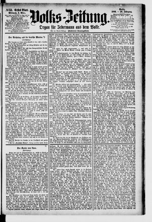 Volks-Zeitung vom 03.03.1880
