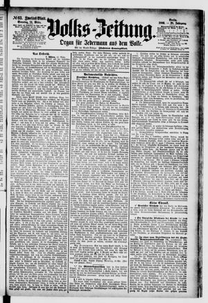 Volks-Zeitung vom 14.03.1880