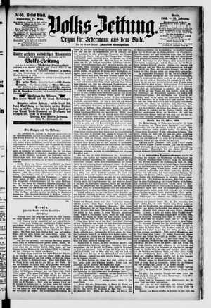 Volks-Zeitung vom 18.03.1880