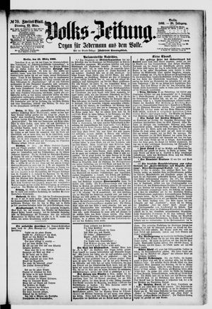 Volks-Zeitung vom 23.03.1880