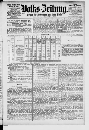 Volks-Zeitung vom 04.04.1880