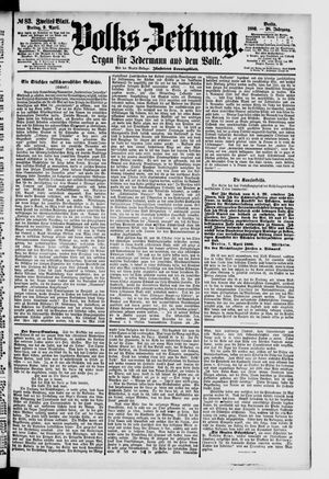 Volks-Zeitung vom 09.04.1880