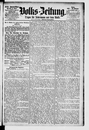 Volks-Zeitung vom 11.04.1880