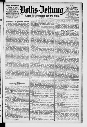 Volks-Zeitung vom 13.04.1880
