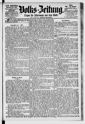 Volks-Zeitung vom 24.04.1880