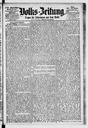 Volks-Zeitung vom 28.04.1880