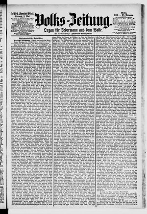 Volks-Zeitung vom 05.05.1880