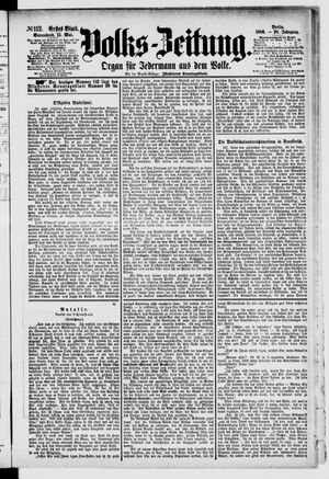 Volks-Zeitung vom 15.05.1880