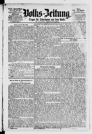 Volks-Zeitung vom 20.05.1880