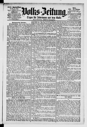 Volks-Zeitung vom 21.05.1880