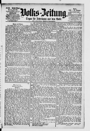 Volks-Zeitung vom 23.05.1880