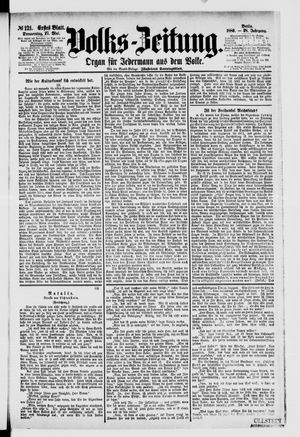 Volks-Zeitung vom 27.05.1880