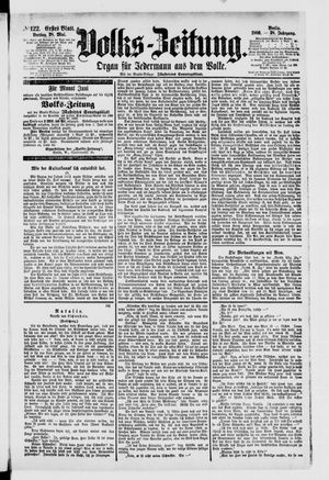 Volks-Zeitung vom 28.05.1880