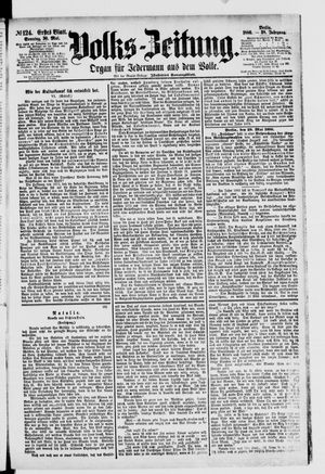 Volks-Zeitung vom 30.05.1880