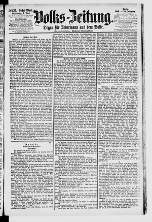 Volks-Zeitung vom 03.06.1880
